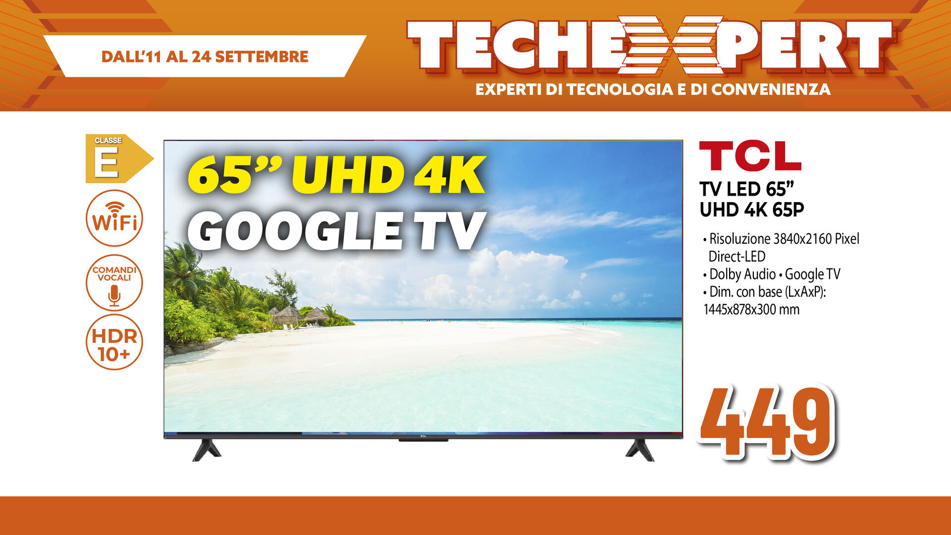 TCL TV LED 65''