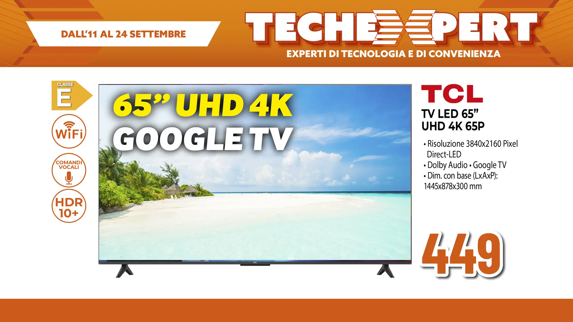 TCL TV LED 65''