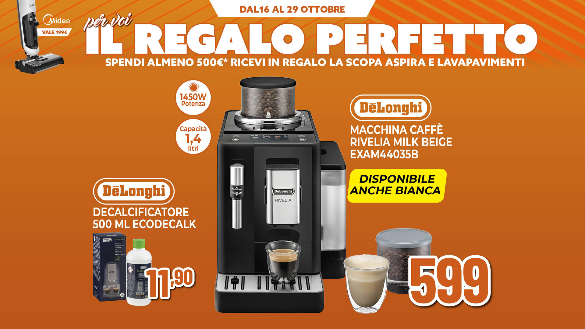 MACCHINA CAFFE' DE LONGHI