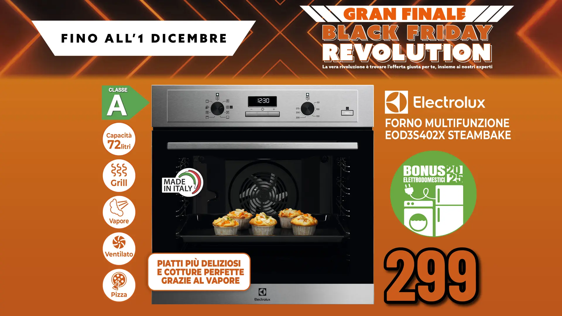FORNO MULTFUNZIONE ELECTROLUX