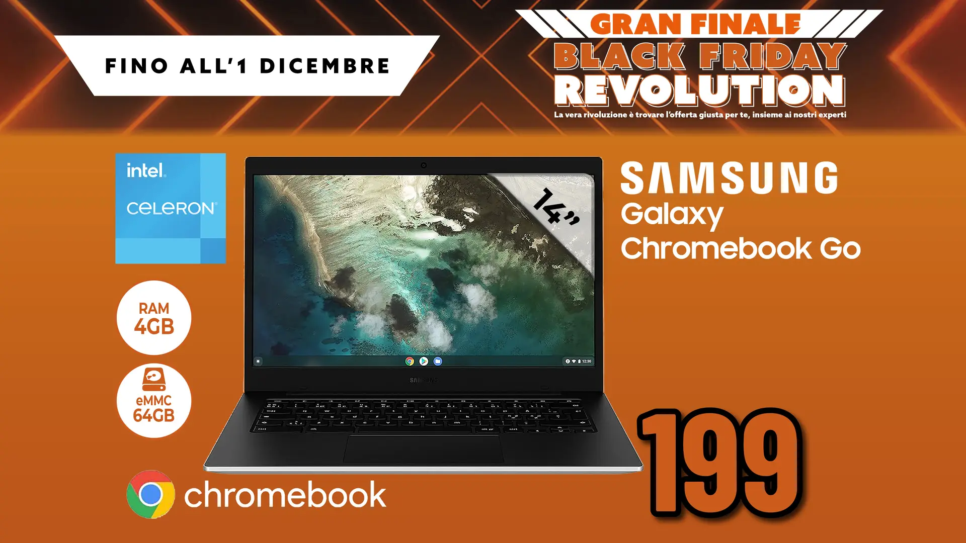 SAMSUNG GALAXY CHROMEBOOK GO