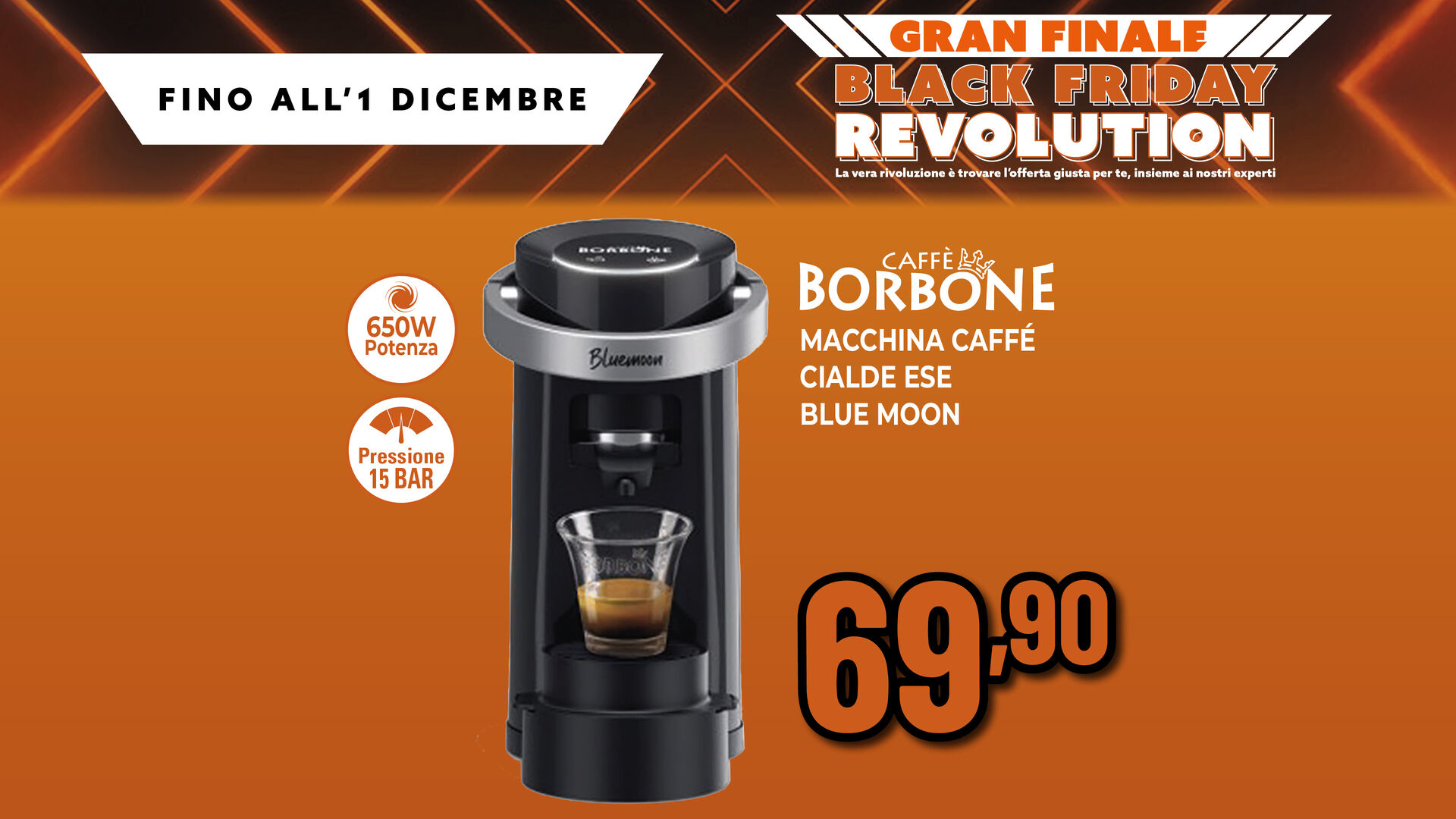 MACCHINA CAFFE' BORBONE BLUE MOON