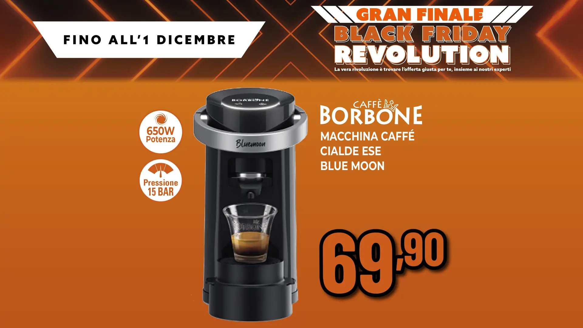 MACCHINA CAFFE' BORBONE BLUE MOON