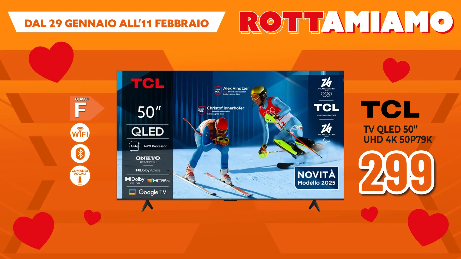 TCL TV 50" QLED