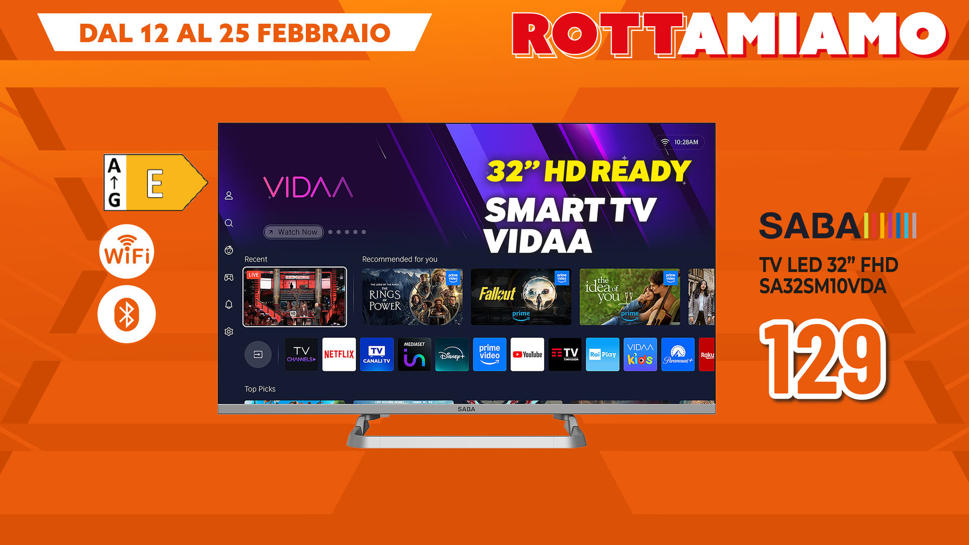 TV LED SABA 32"