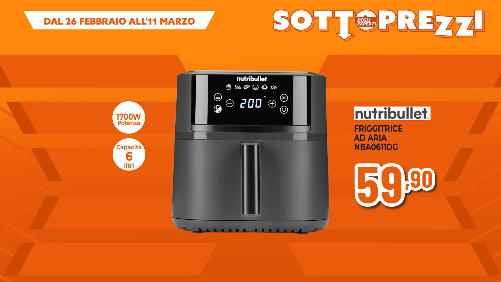 FRIGGITRICE AD ARIA NUTRIBULLET