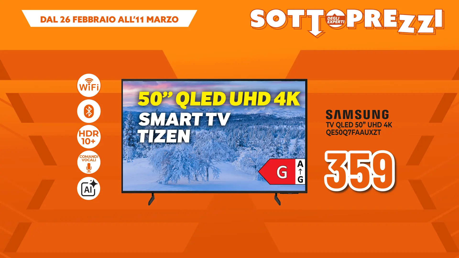 TV SAMSUNG 50" QLED