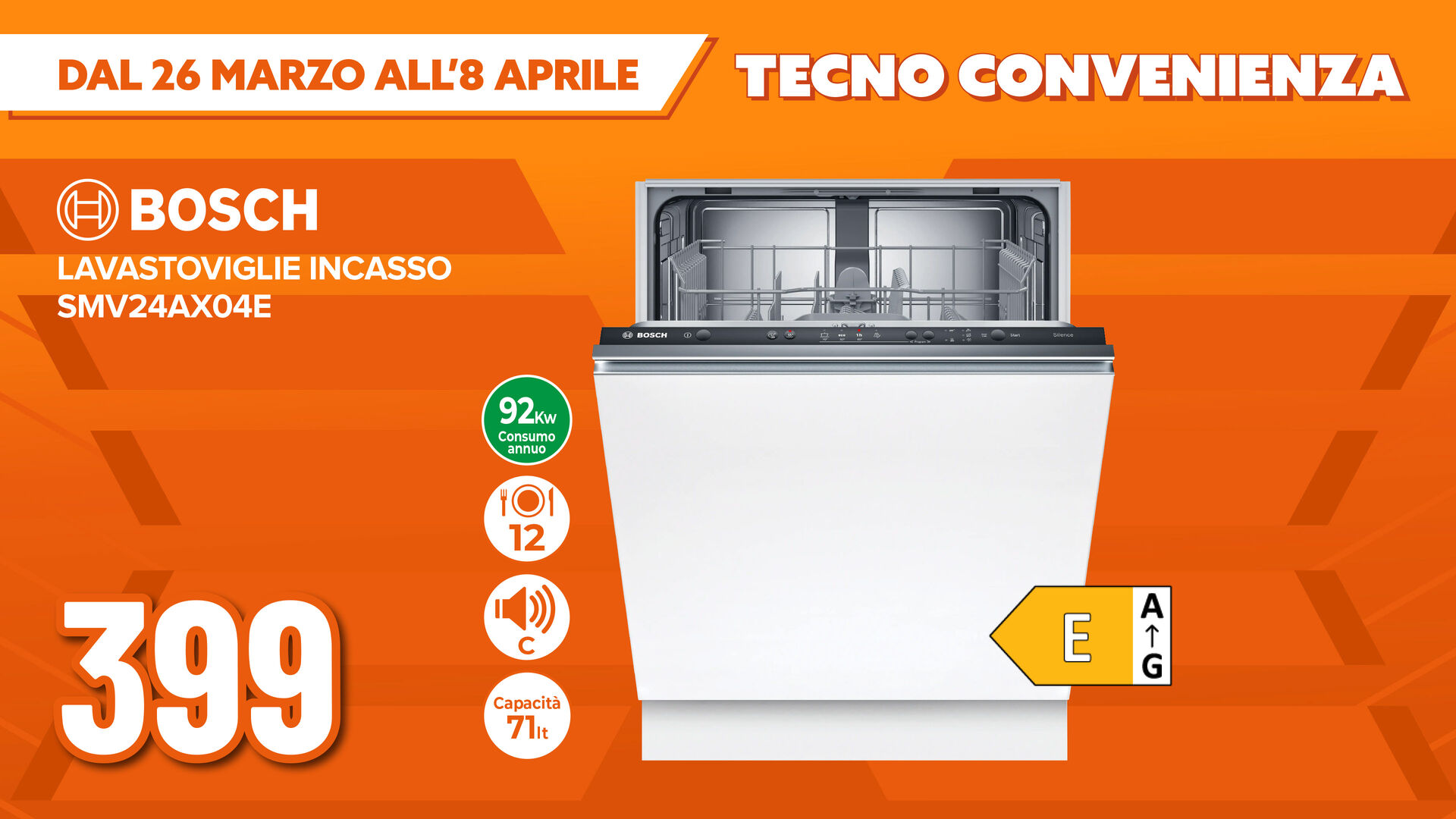 LAVASTOVIGLIE DA INCASSO BOSCH