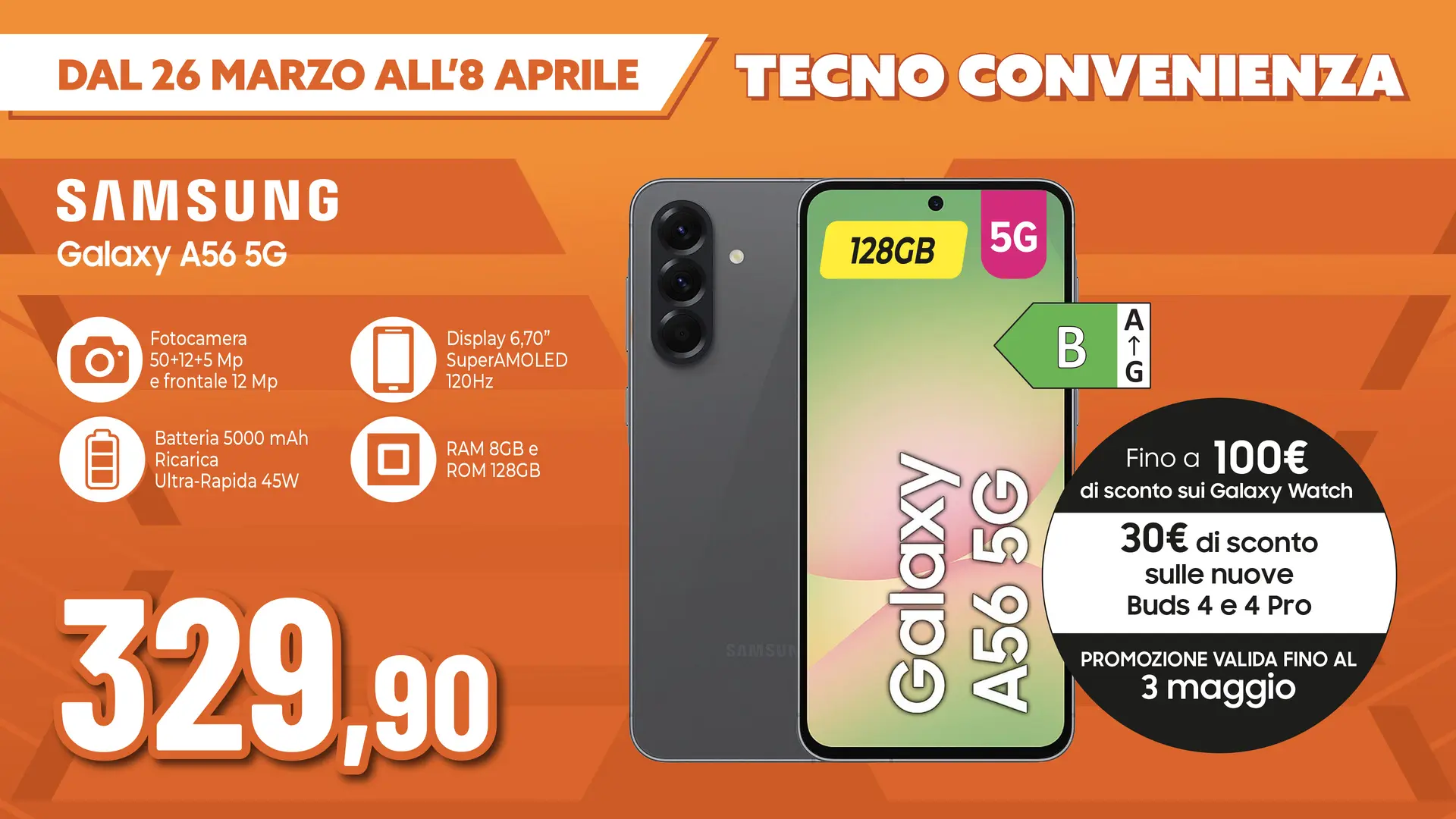 SAMSUNG GALAXY A56 128GB