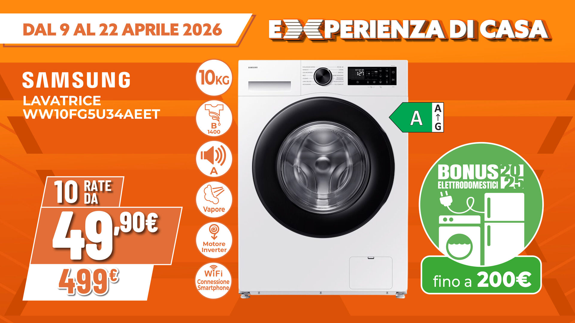 LAVATRICE SAMSUNG 10KG