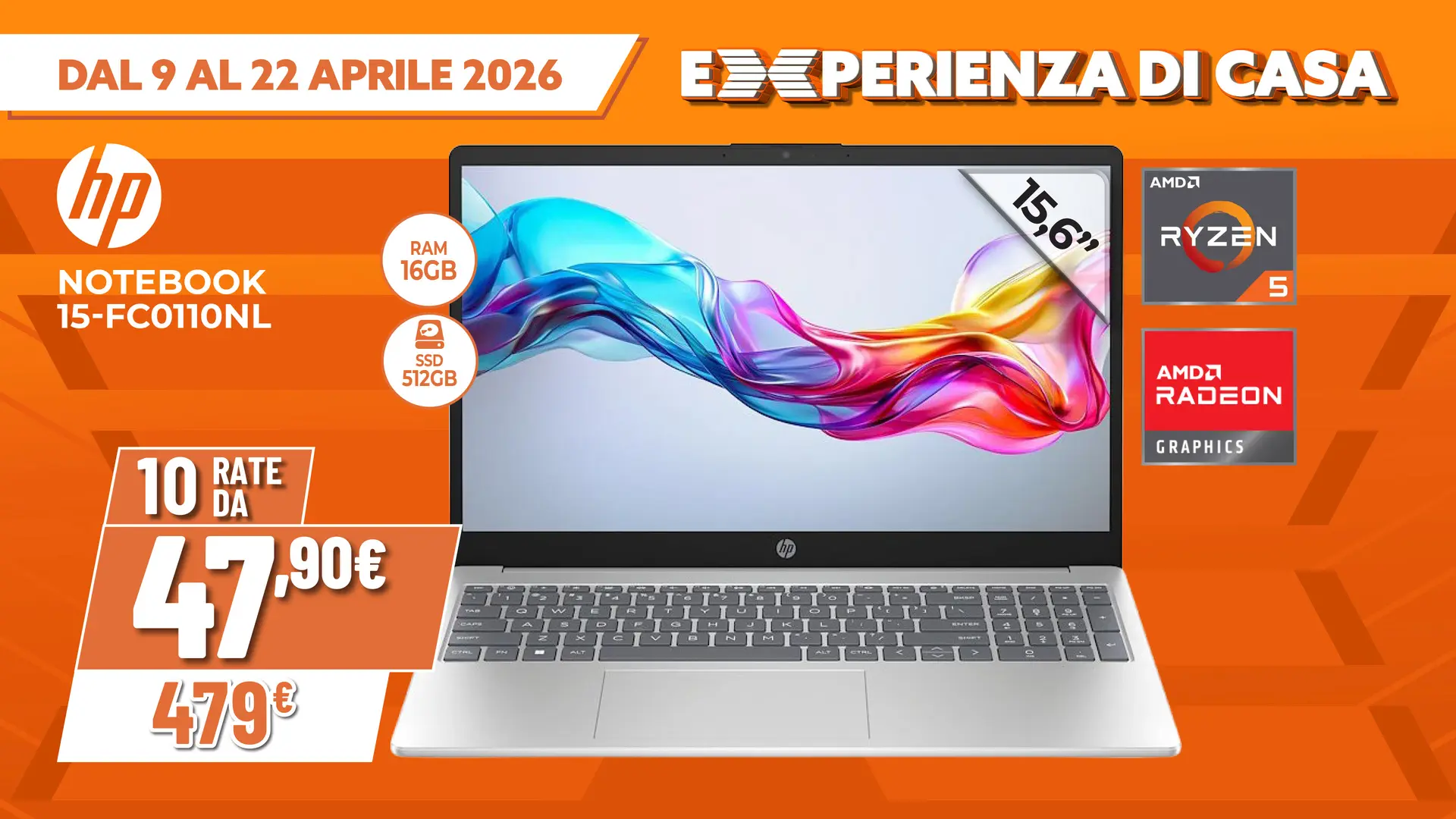 NOTEBOOK HP 16+512GB
