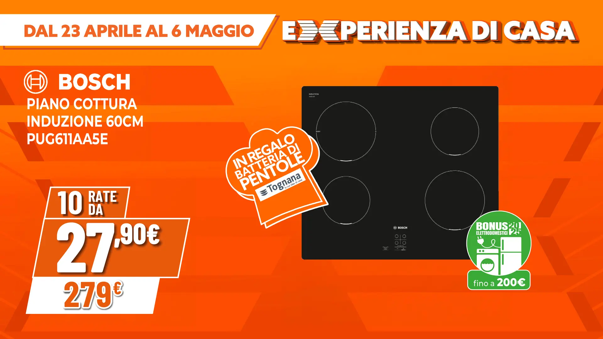 PIANO COTTURA A INDUZIONE BOSCH