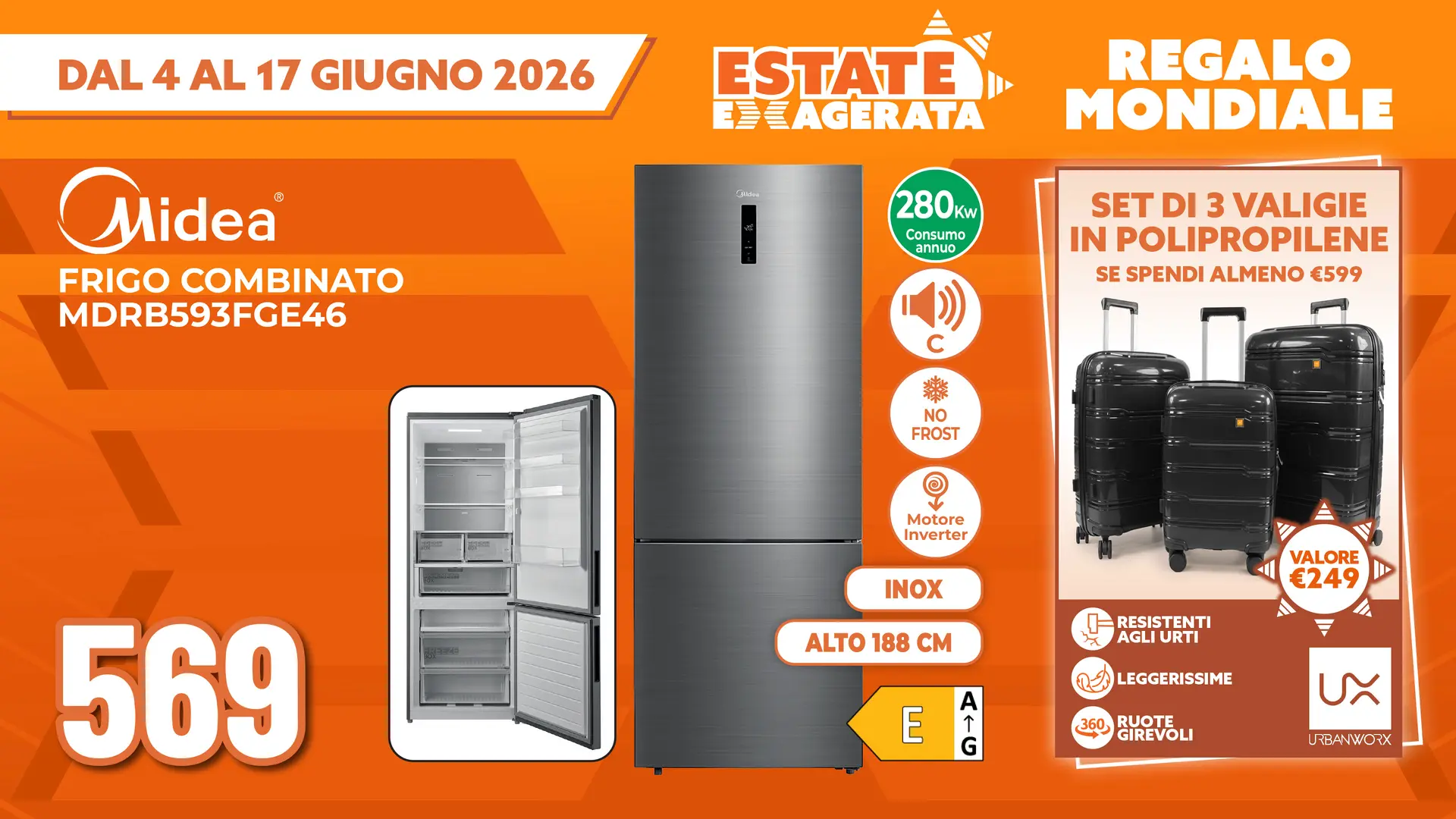FRIGO COMBINATO MIDEA
