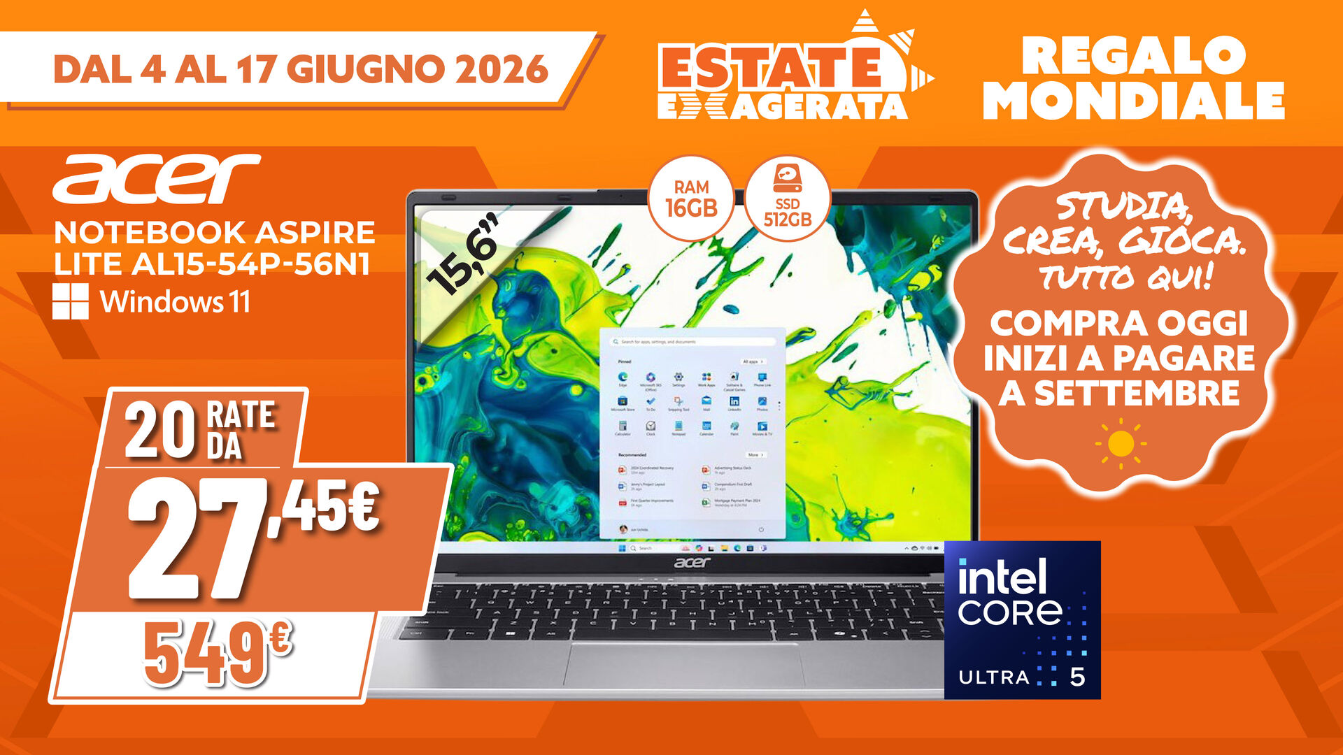 NOTEBOOK ACER ASPIRE LITE