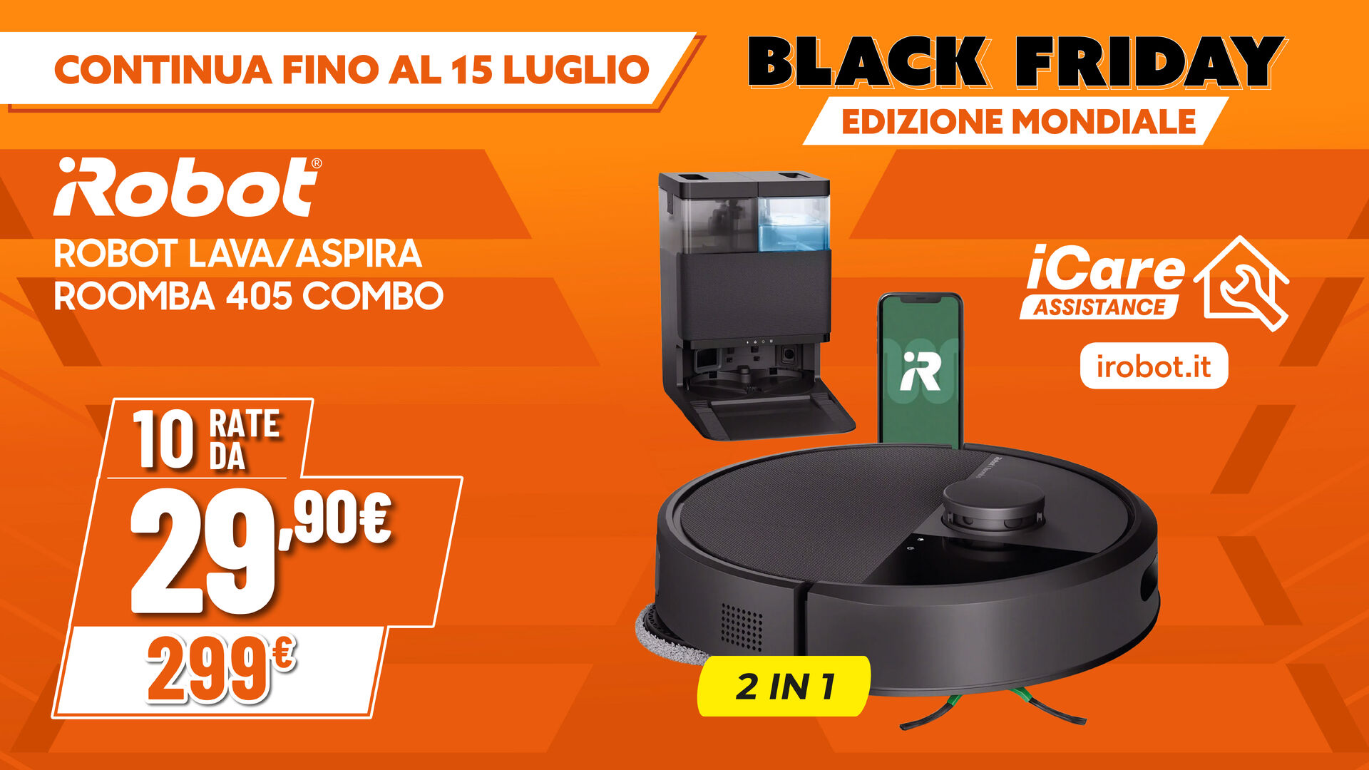 ROBOT LAVA/ASPIRA ROOMBA 405