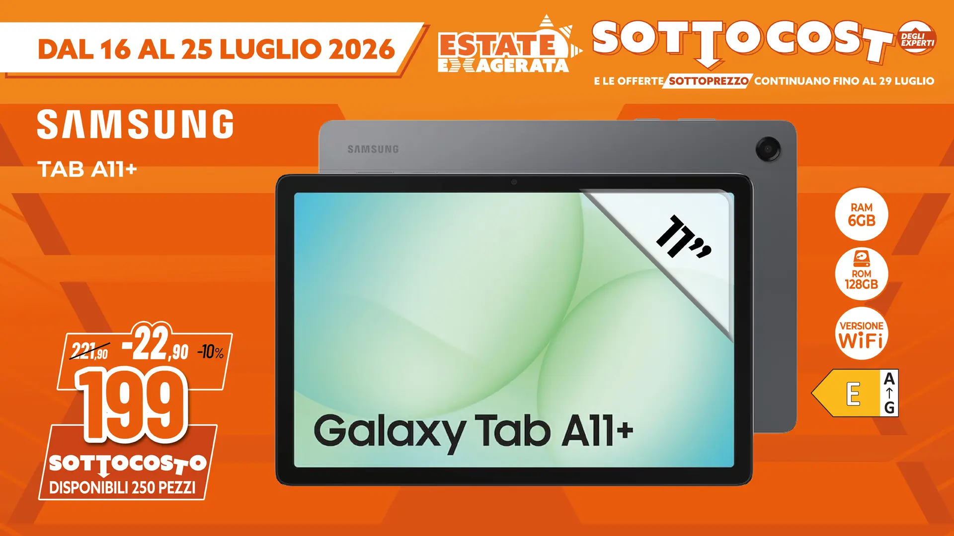 GALAXY TAB A11+ 128GB