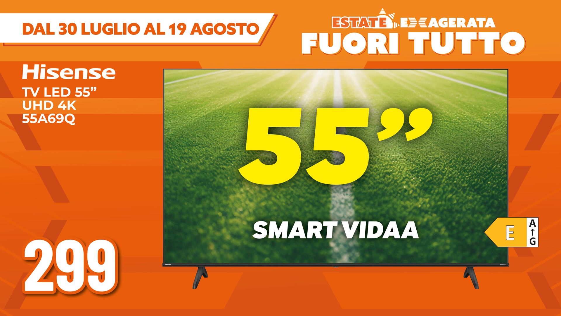 TV LED HISENSE 55"