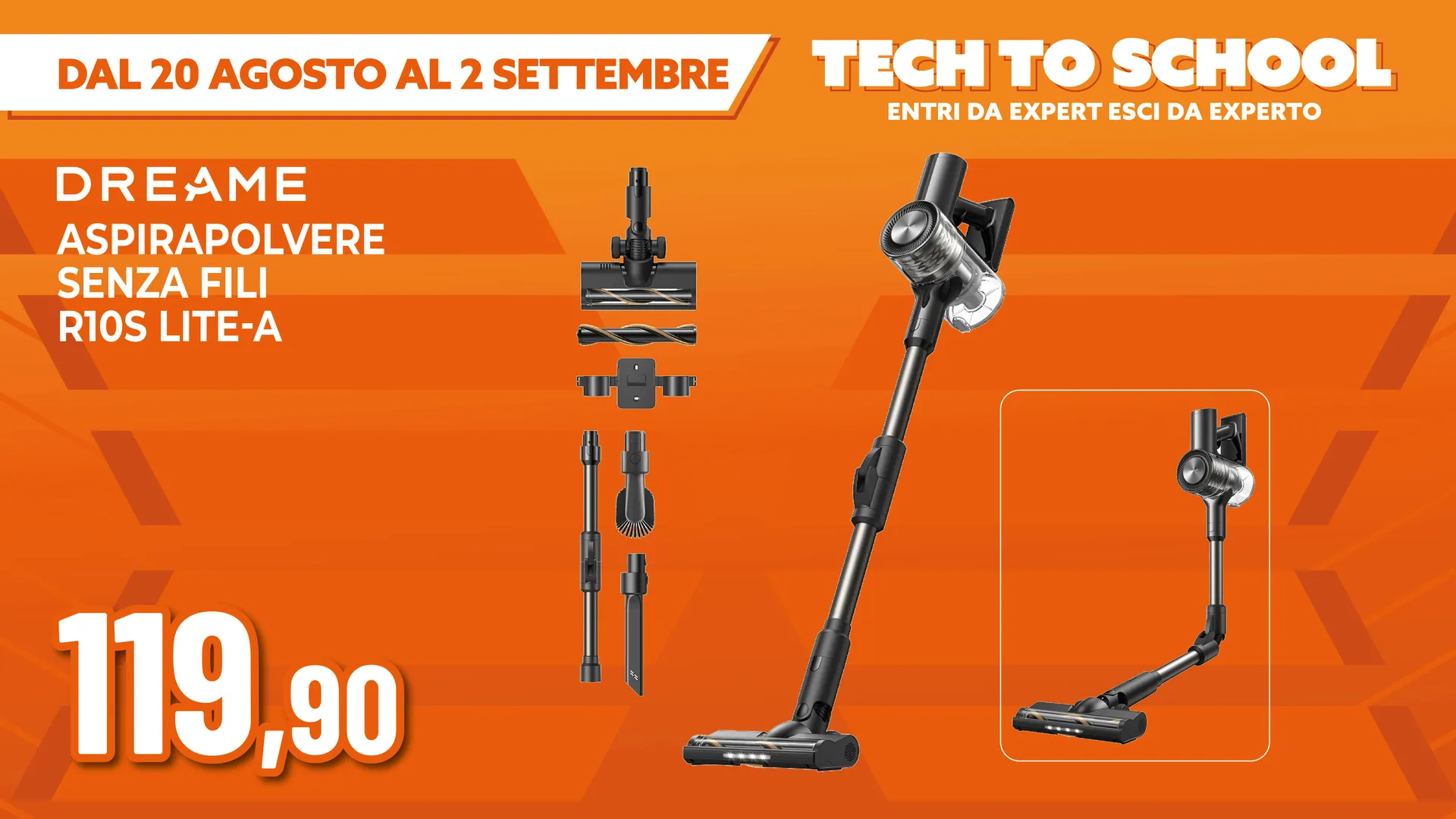 ASPIRAPOLVERE SENZA FILI DREAME R10S LITE-A