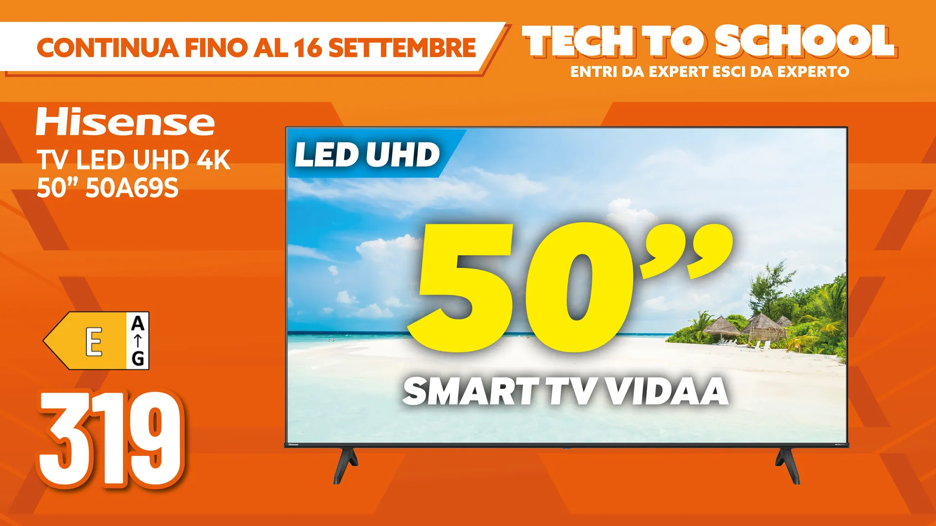 TV LED HISENSE UHD 4K