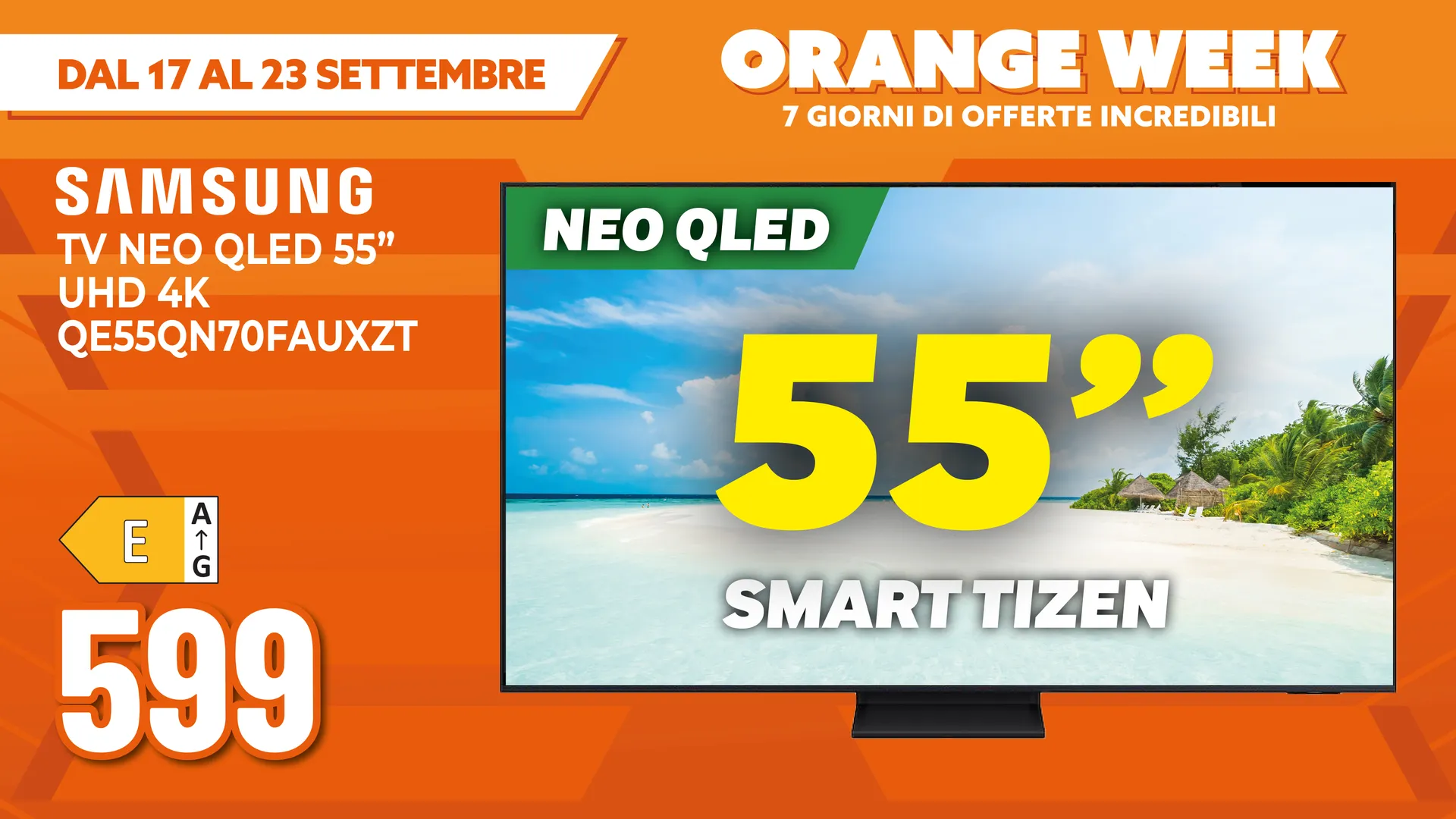 SAMSUNG QLED 55"