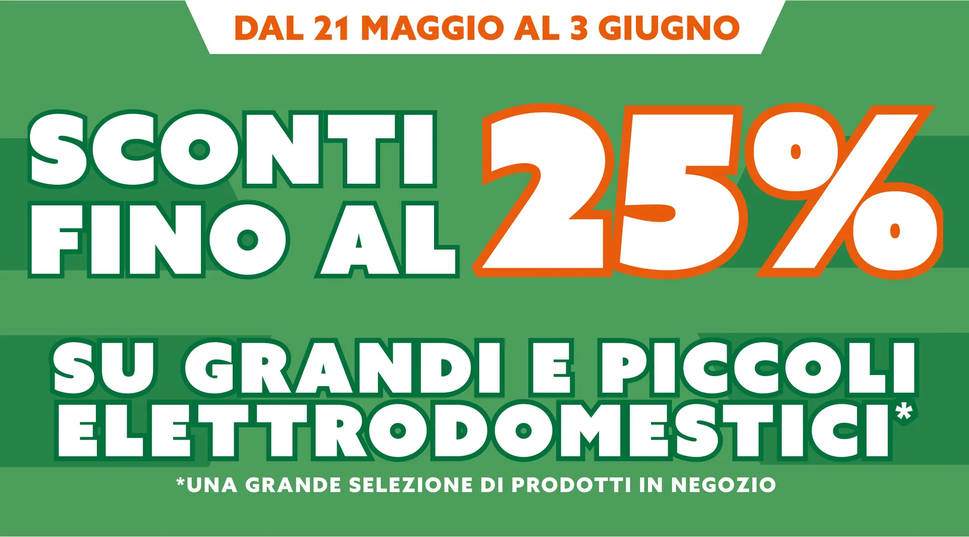 SCONTO FINO AL 25%